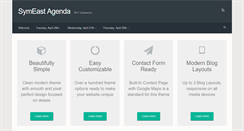 Desktop Screenshot of agenda.symeast.org