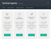 Tablet Screenshot of agenda.symeast.org
